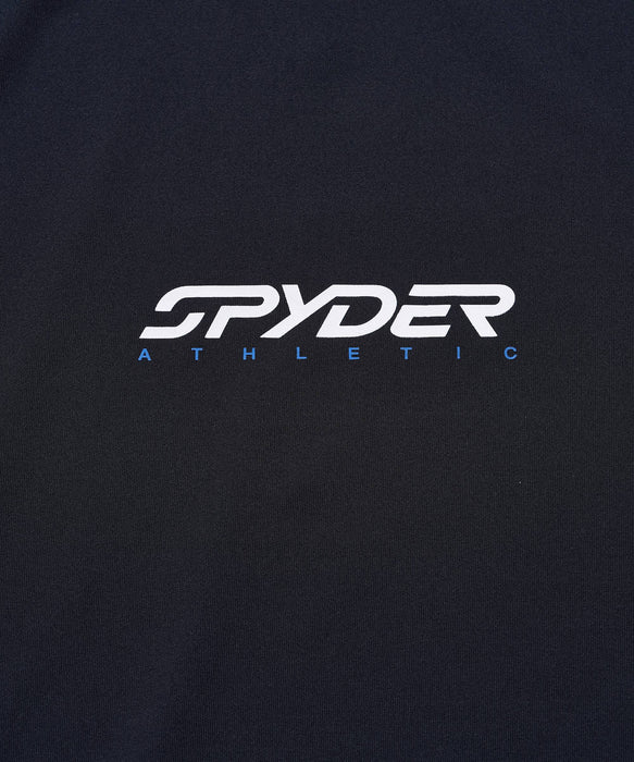 SPYDER メンズ ROUND NECK SHORT T-SHIRTS Tシャツ 【2026年春夏モデル】 BLK / XL