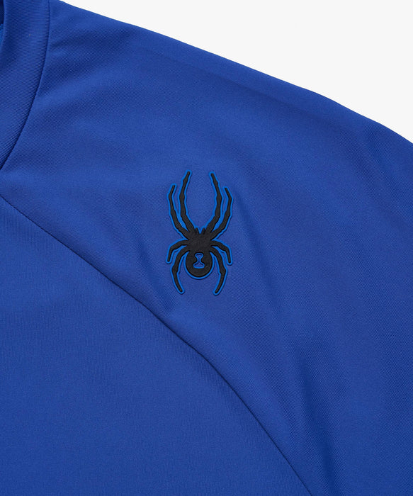SPYDER メンズ ROUND NECK SHORT T-SHIRTS Tシャツ 【2026年春夏モデル】 BLU / XL