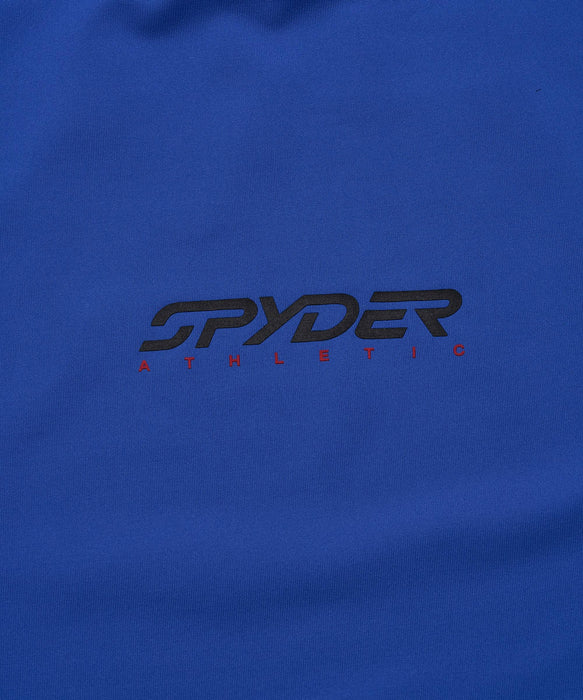 SPYDER メンズ ROUND NECK SHORT T-SHIRTS Tシャツ 【2026年春夏モデル】 BLU / XL