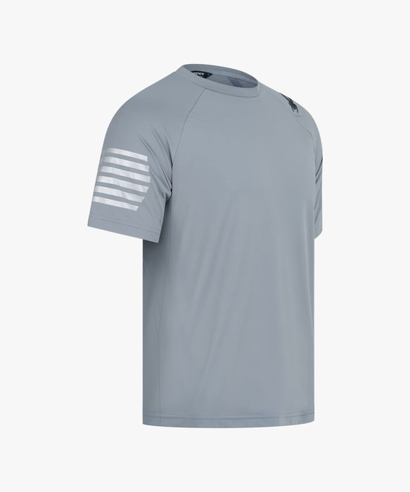 SPYDER メンズ ROUND NECK SHORT T-SHIRTS Tシャツ 【2026年春夏モデル】 GRY / XL