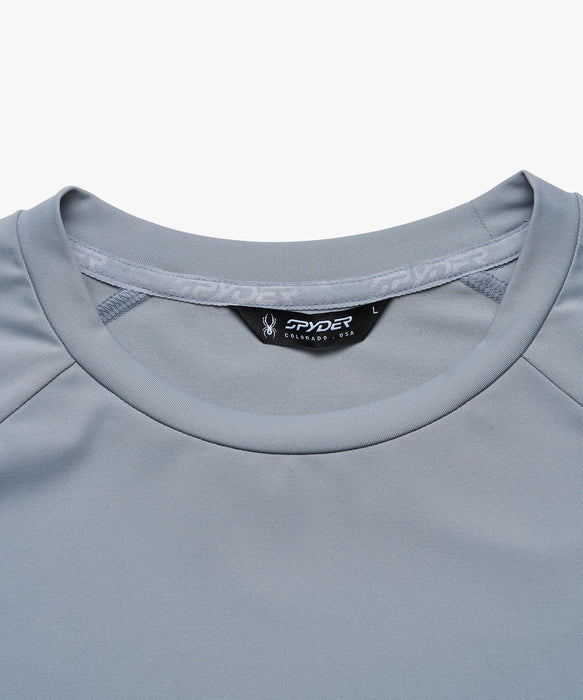SPYDER メンズ ROUND NECK SHORT T-SHIRTS Tシャツ 【2026年春夏モデル】 GRY / XL