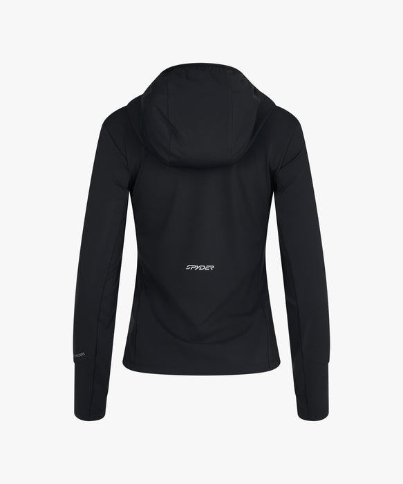SPYDER ウィメンズ KNIT ZIP-UP TRAINING TOP パーカー 【2026年春夏モデル】 BLK / L