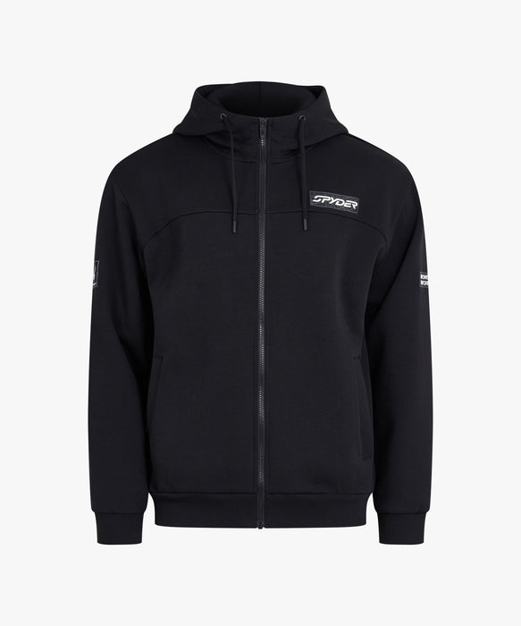 SPYDER メンズ KNIT ZIP-UP TRAINING TOP スウェットジャケット 【2026年春夏モデル】 BLK / XL