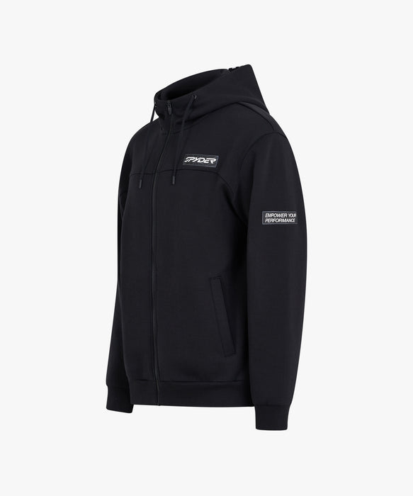 SPYDER メンズ KNIT ZIP-UP TRAINING TOP スウェットジャケット 【2026年春夏モデル】 BLK / XL