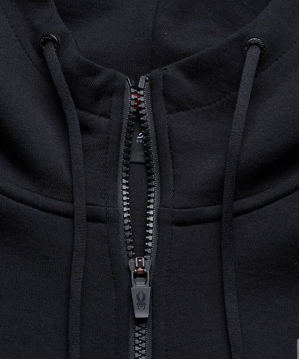 SPYDER メンズ KNIT ZIP-UP TRAINING TOP スウェットジャケット 【2026年春夏モデル】 BLK / XL