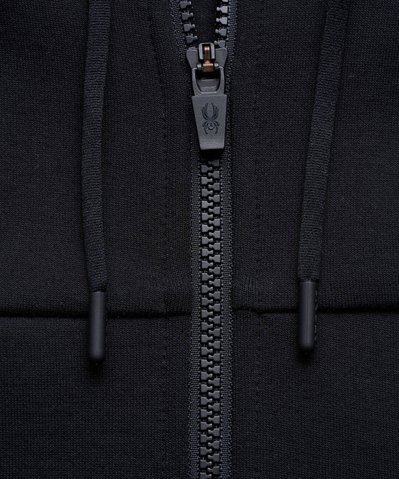 SPYDER メンズ KNIT ZIP-UP TRAINING TOP スウェットジャケット 【2026年春夏モデル】 BLK / XL