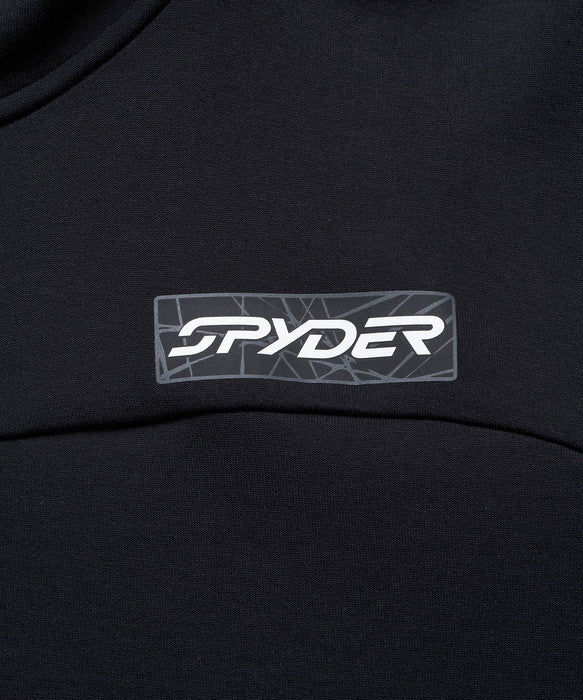 SPYDER メンズ KNIT ZIP-UP TRAINING TOP スウェットジャケット 【2026年春夏モデル】 BLK / XL