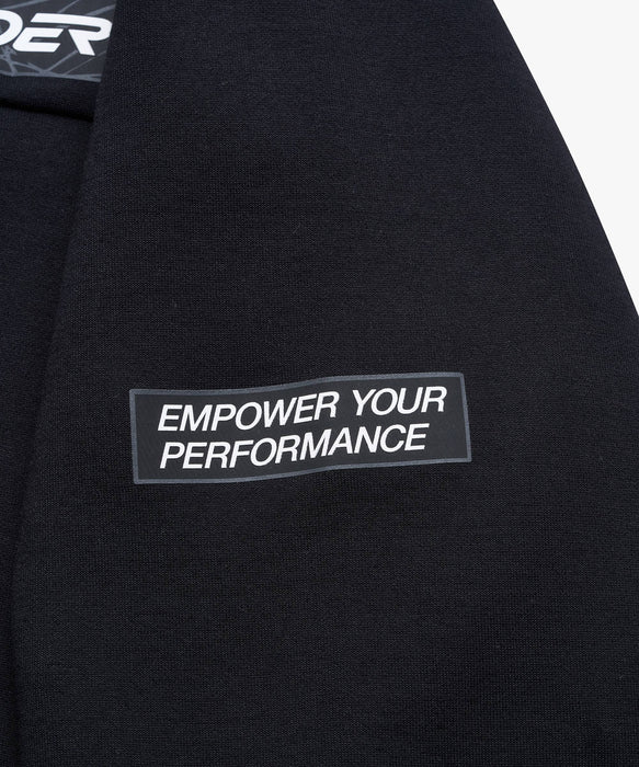 SPYDER メンズ KNIT ZIP-UP TRAINING TOP スウェットジャケット 【2026年春夏モデル】 BLK / XL
