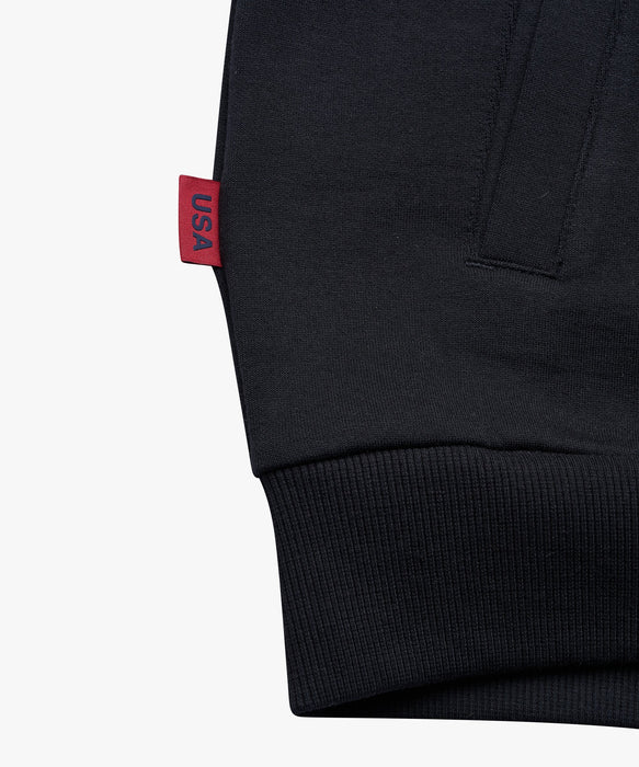 SPYDER メンズ KNIT ZIP-UP TRAINING TOP スウェットジャケット 【2026年春夏モデル】 BLK / XL