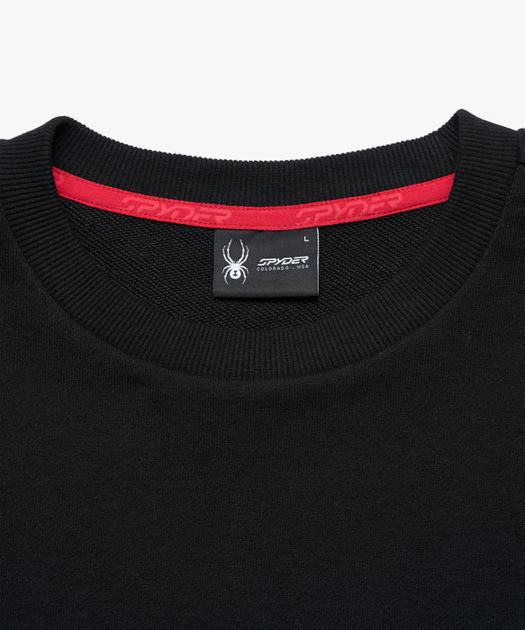 SPYDER メンズ ROUND NECK LONG T-SHIRTS ロンT 【2026年春夏モデル】 BLK / XL