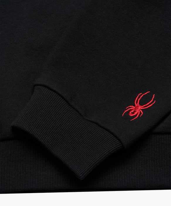 SPYDER メンズ ROUND NECK LONG T-SHIRTS ロンT 【2026年春夏モデル】 BLK / XL