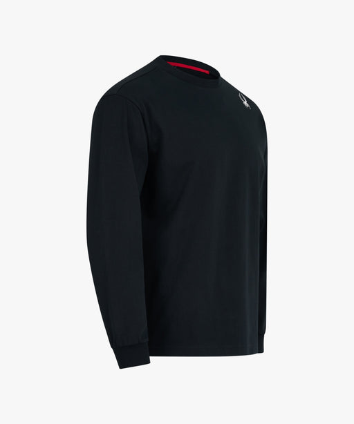 SPYDER メンズ ROUND NECK LONG T-SHIRTS ロンT 【2026年春夏モデル】 BLK / XL