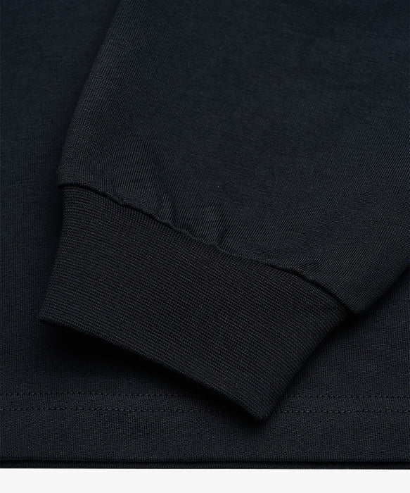 SPYDER メンズ ROUND NECK LONG T-SHIRTS ロンT 【2026年春夏モデル】 BLK / XL