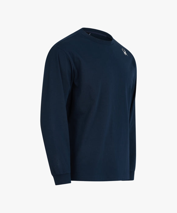SPYDER メンズ ROUND NECK LONG T-SHIRTS ロンT 【2026年春夏モデル】 DNY / XL