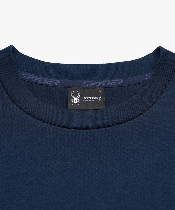 SPYDER メンズ ROUND NECK LONG T-SHIRTS ロンT 【2026年春夏モデル】 DNY / XL