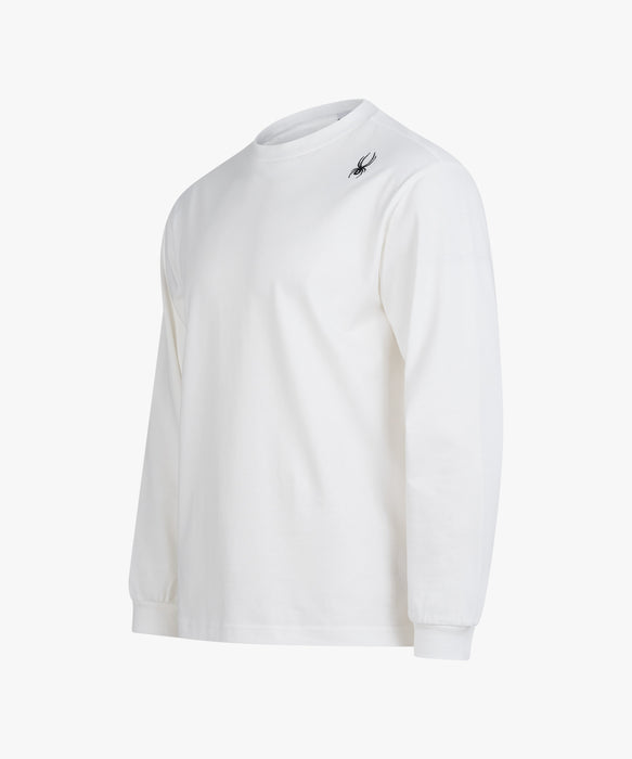 SPYDER メンズ ROUND NECK LONG T-SHIRTS ロンT 【2026年春夏モデル】 WHT / XL