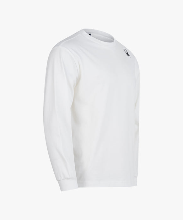 SPYDER メンズ ROUND NECK LONG T-SHIRTS ロンT 【2026年春夏モデル】 WHT / XL