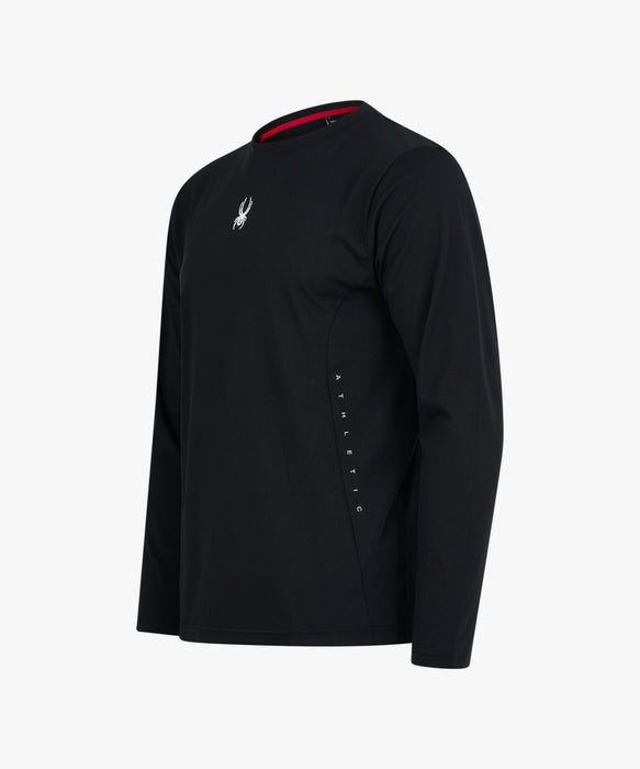 SPYDER メンズ ROUND NECK LONG T-SHIRTS ロンT 【2026年春夏モデル】 BLK / XL