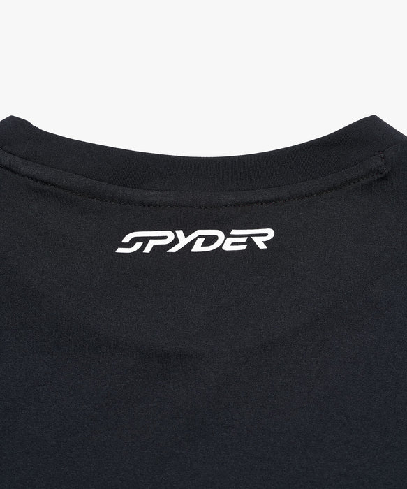 SPYDER メンズ ROUND NECK LONG T-SHIRTS ロンT 【2026年春夏モデル】 BLK / XL