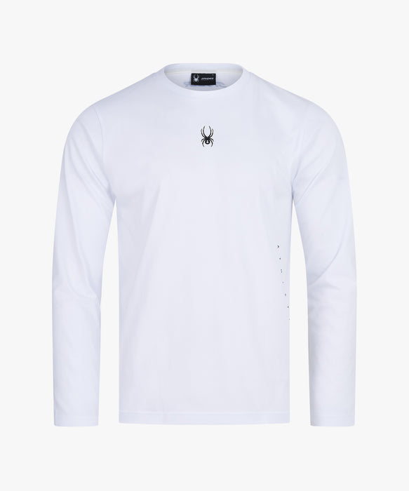 SPYDER メンズ ROUND NECK LONG T-SHIRTS ロンT 【2026年春夏モデル】 WHT / XL