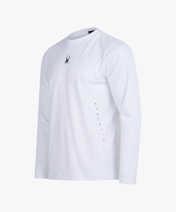 SPYDER メンズ ROUND NECK LONG T-SHIRTS ロンT 【2026年春夏モデル】 WHT / XL