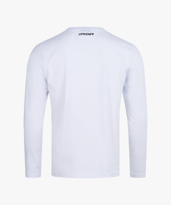 SPYDER メンズ ROUND NECK LONG T-SHIRTS ロンT 【2026年春夏モデル】 WHT / XL