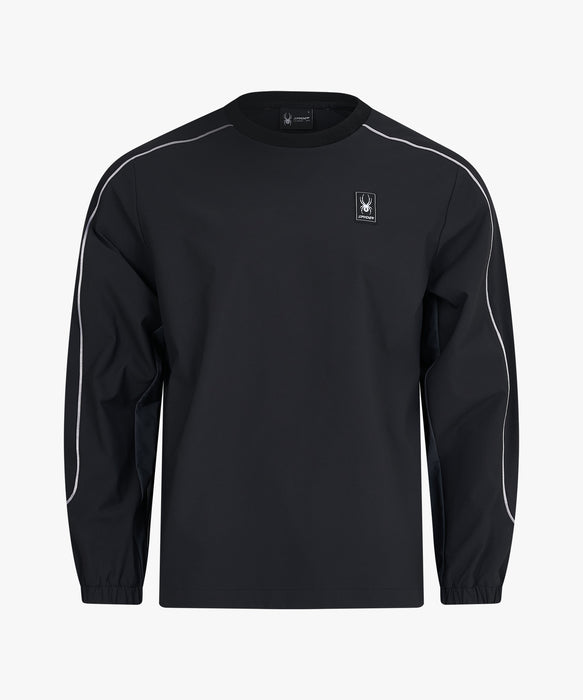 SPYDER メンズ ROUND NECK LONG T-SHIRTS ロンT 【2026年春夏モデル】 BLK / XL