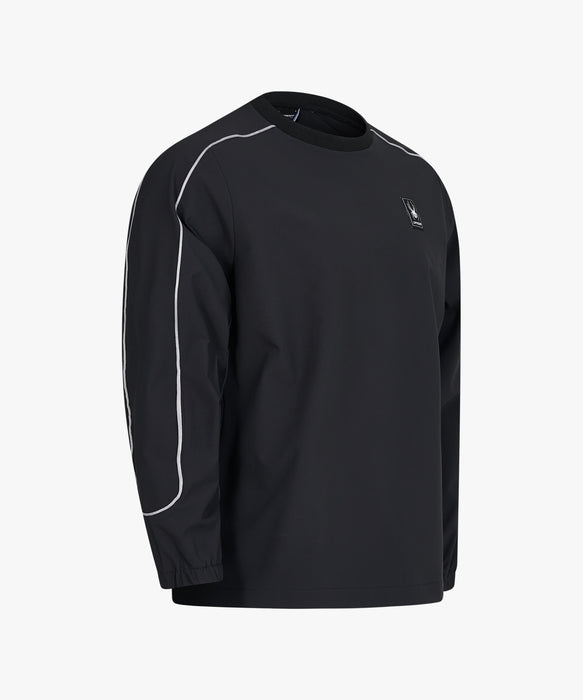 SPYDER メンズ ROUND NECK LONG T-SHIRTS ロンT 【2026年春夏モデル】 BLK / XL