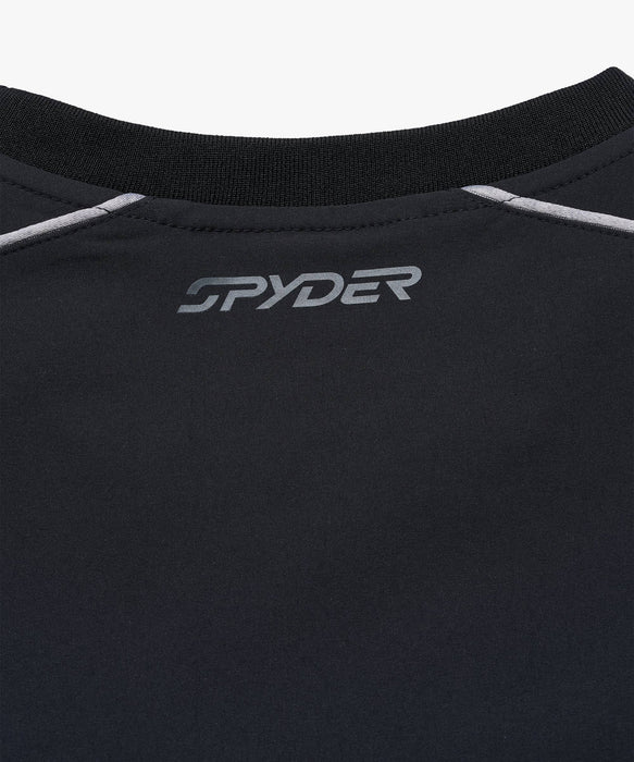 SPYDER メンズ ROUND NECK LONG T-SHIRTS ロンT 【2026年春夏モデル】 BLK / XL