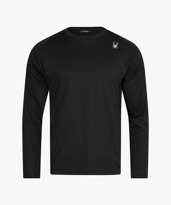 SPYDER メンズ ROUND NECK LONG T-SHIRTS ロンT 【2026年春夏モデル】 BLK / XL