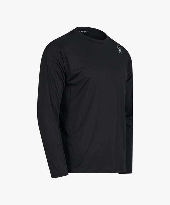 SPYDER メンズ ROUND NECK LONG T-SHIRTS ロンT 【2026年春夏モデル】 BLK / XL