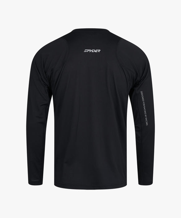 SPYDER メンズ ROUND NECK LONG T-SHIRTS ロンT 【2026年春夏モデル】 BLK / XL