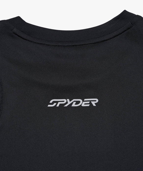 SPYDER メンズ ROUND NECK LONG T-SHIRTS ロンT 【2026年春夏モデル】 BLK / XL