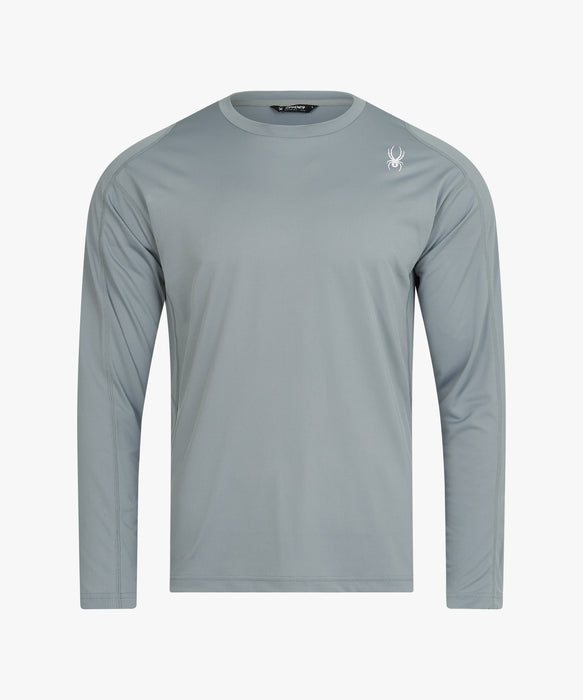 SPYDER メンズ ROUND NECK LONG T-SHIRTS ロンT 【2026年春夏モデル】 GRY / XL
