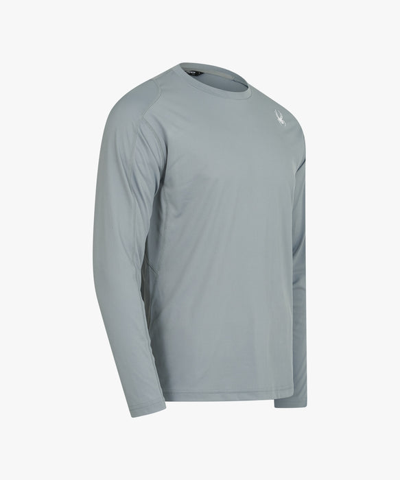 SPYDER メンズ ROUND NECK LONG T-SHIRTS ロンT 【2026年春夏モデル】 GRY / XL