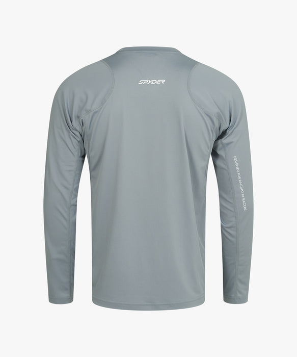 SPYDER メンズ ROUND NECK LONG T-SHIRTS ロンT 【2026年春夏モデル】 GRY / XL