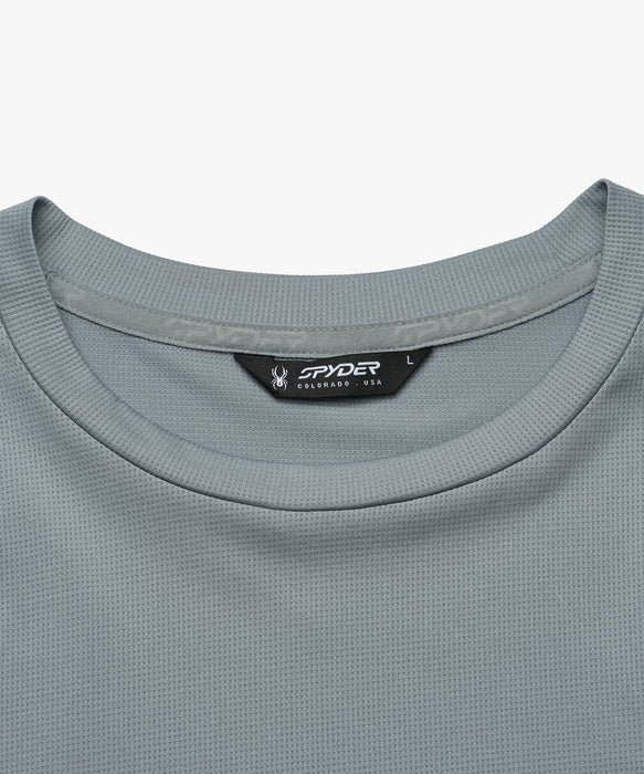 SPYDER メンズ ROUND NECK LONG T-SHIRTS ロンT 【2026年春夏モデル】 GRY / XL