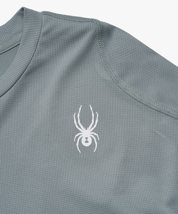 SPYDER メンズ ROUND NECK LONG T-SHIRTS ロンT 【2026年春夏モデル】 GRY / XL