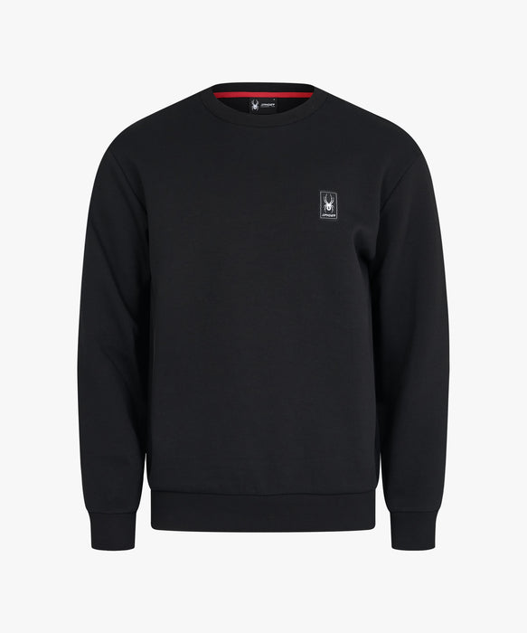 SPYDER メンズ ROUND NECK LONG T-SHIRTS ロンT 【2026年春夏モデル】 BLK / XL