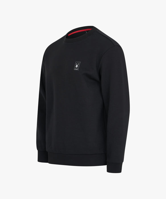 SPYDER メンズ ROUND NECK LONG T-SHIRTS ロンT 【2026年春夏モデル】 BLK / XL