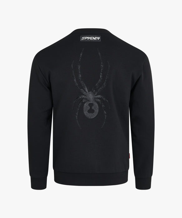 SPYDER メンズ ROUND NECK LONG T-SHIRTS ロンT 【2026年春夏モデル】 BLK / XL