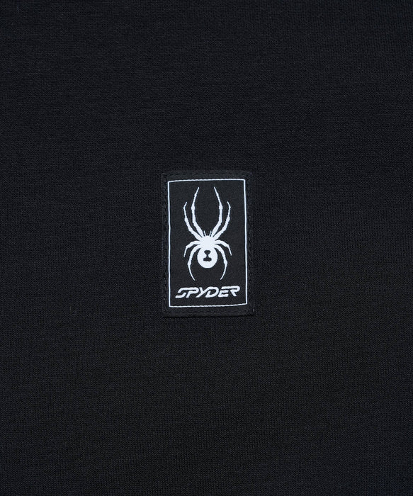 SPYDER メンズ ROUND NECK LONG T-SHIRTS ロンT 【2026年春夏モデル】 BLK / XL