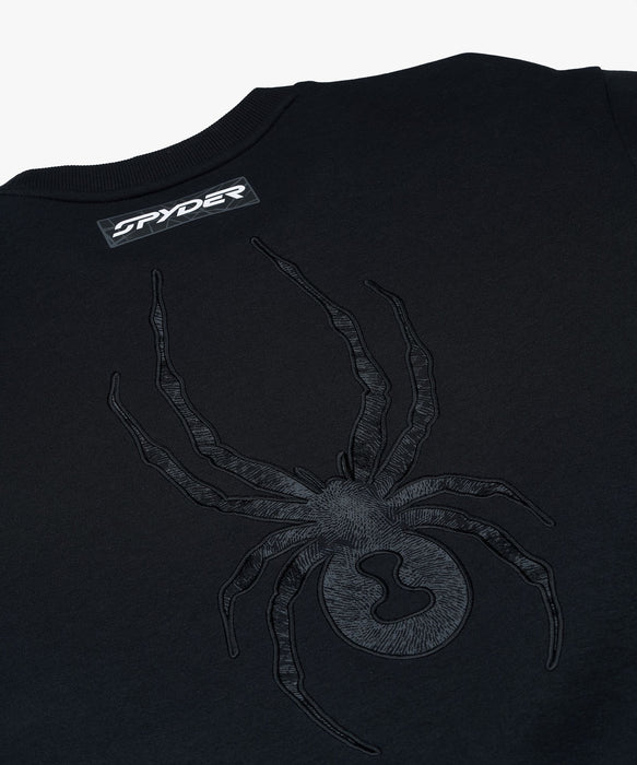 SPYDER メンズ ROUND NECK LONG T-SHIRTS ロンT 【2026年春夏モデル】 BLK / XL
