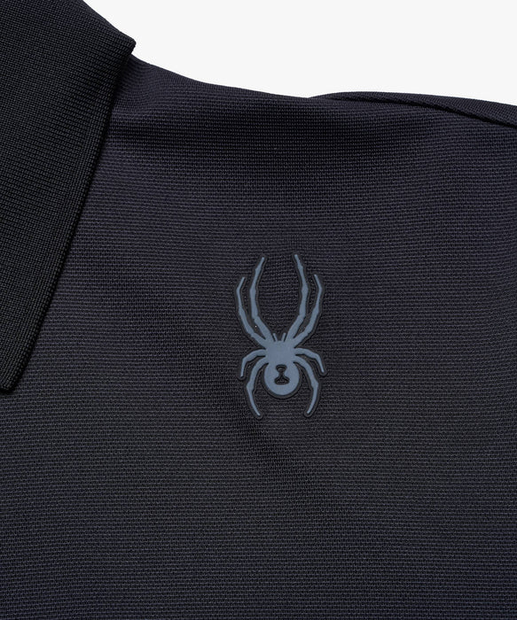 SPYDER メンズ COLLARED LONG SLEEVE SHIRTS ロンT 【2026年春夏モデル】 BLK / XL