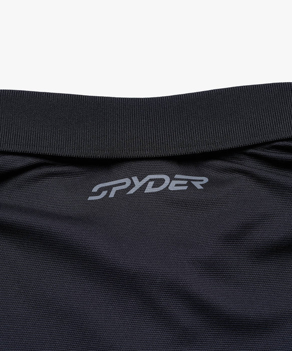 SPYDER メンズ COLLARED LONG SLEEVE SHIRTS ロンT 【2026年春夏モデル】 BLK / XL