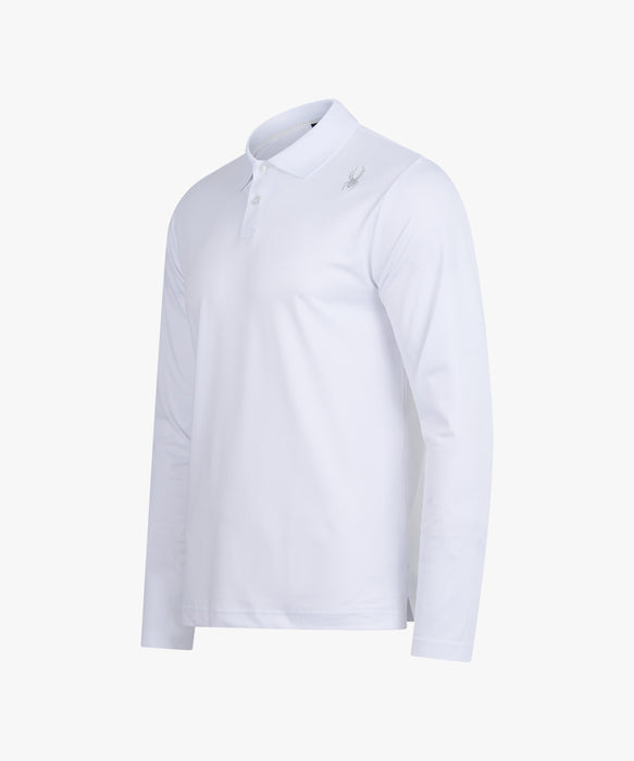SPYDER メンズ COLLARED LONG SLEEVE SHIRTS ロンT 【2026年春夏モデル】 WHT / XL