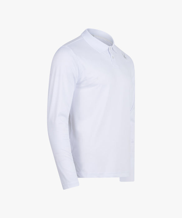 SPYDER メンズ COLLARED LONG SLEEVE SHIRTS ロンT 【2026年春夏モデル】 WHT / XL