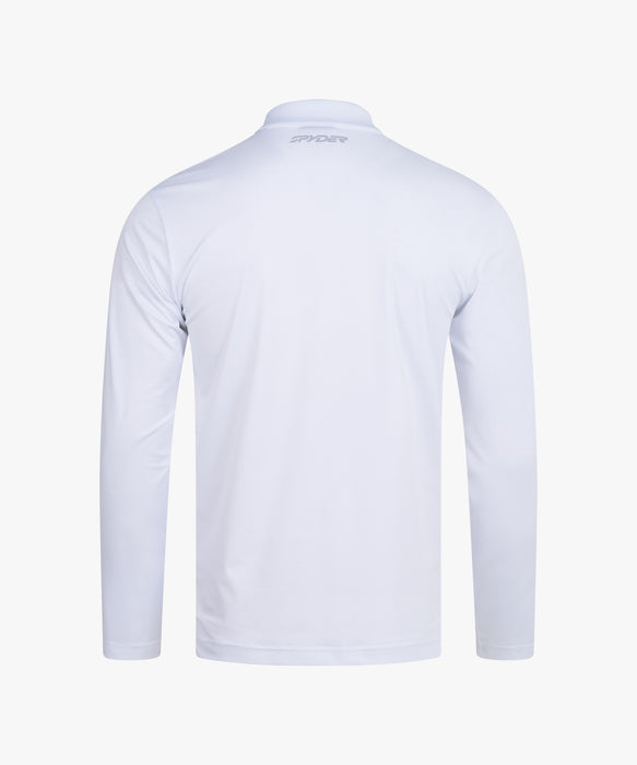 SPYDER メンズ COLLARED LONG SLEEVE SHIRTS ロンT 【2026年春夏モデル】 WHT / XL