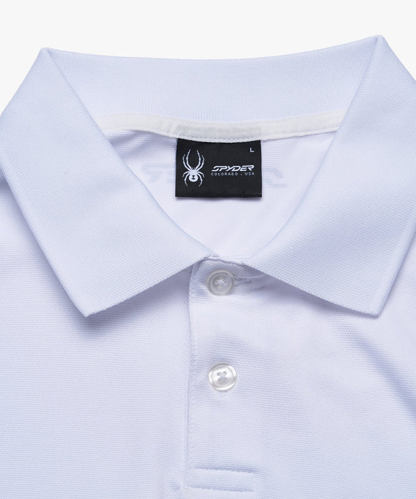 SPYDER メンズ COLLARED LONG SLEEVE SHIRTS ロンT 【2026年春夏モデル】 WHT / XL