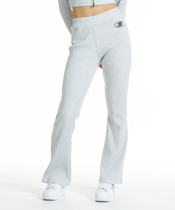 DC SHOES ウィメンズ 26 WS TELECO FLARE PANT ロングパンツ 【2026年秋冬モデル】 GRY / L